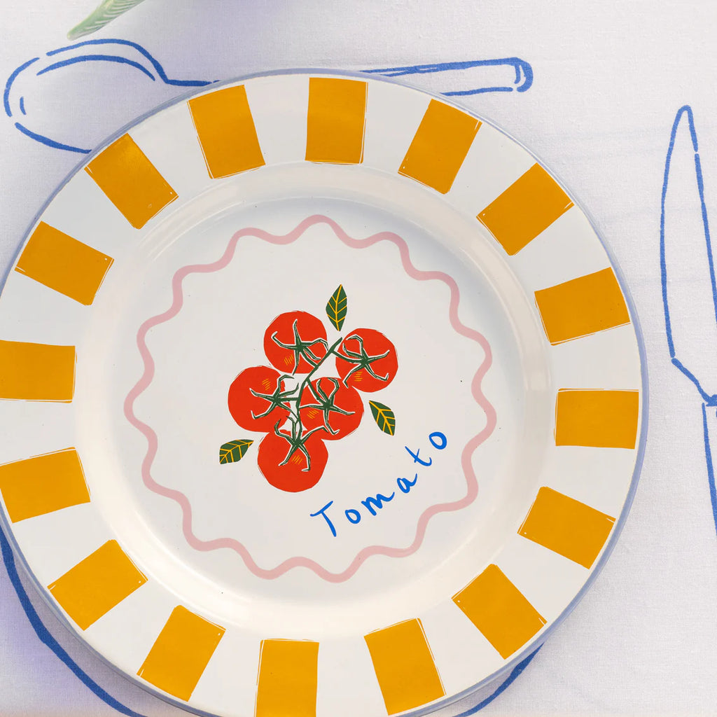 Bon Appetit Enamel Plates