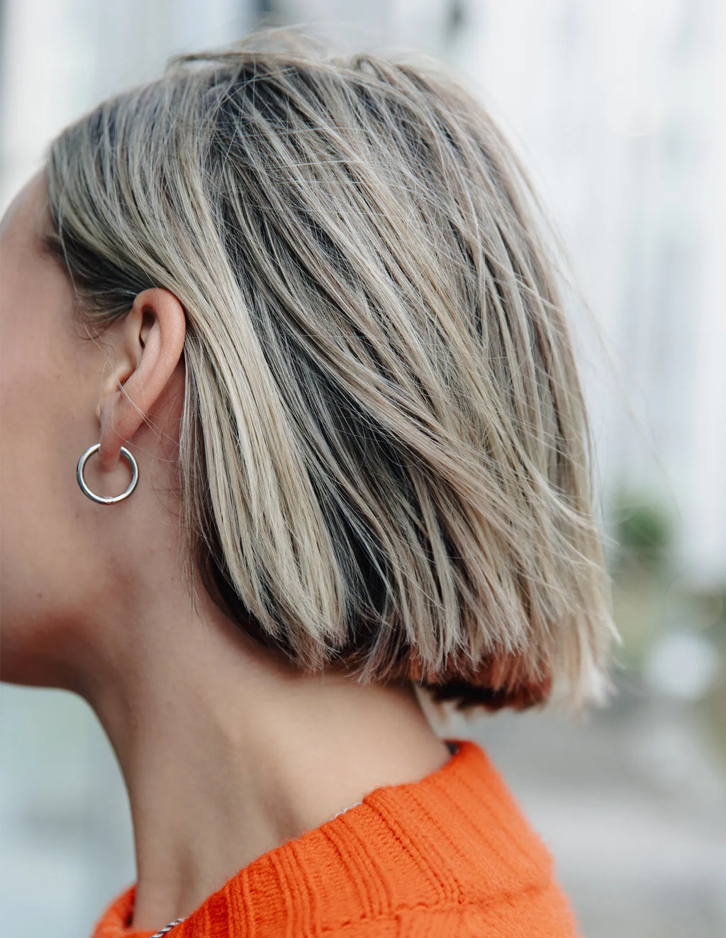 Silver Hoop Earrings