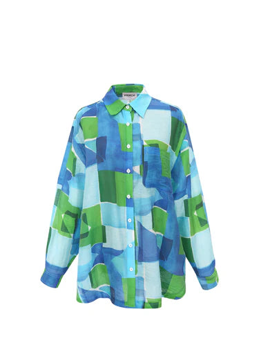 FRNCH Carla Geometric Shirt