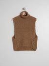Indi & Cold Camel Knitted Vest