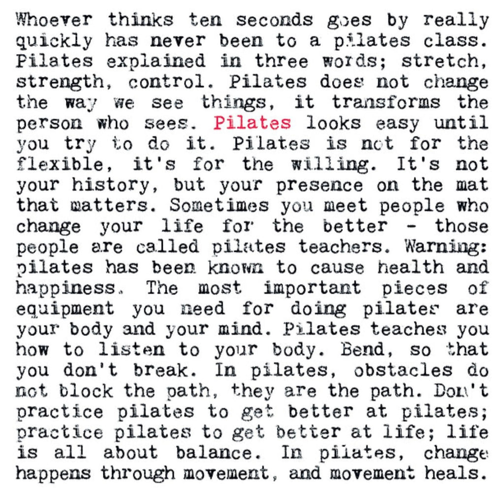 Wise Words Print - Pilates