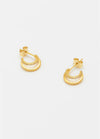 Estella Bartlett Pave Curl Hoops