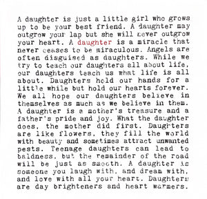 Wise Words Print - Daughter