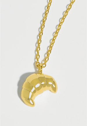 Estella Bartlett Gold Plated Croissant Necklace