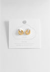 Estella Bartlett Chunky Gold Textured Hoops