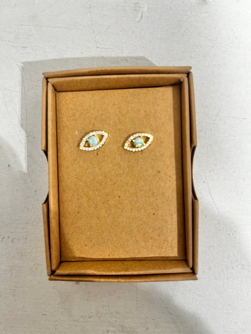 Sixton Opal Eye Earrings