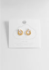 Estella Bartlett Twisted Double Hoops