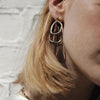 Weathered Penny Willa Hoop Earrings