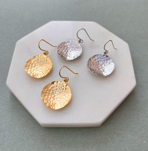 Jack & Freda Hammered Earrings