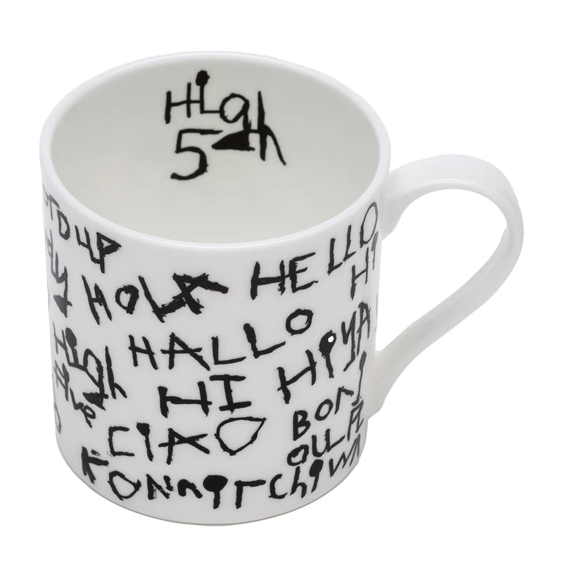 Arthouse Unlimited Hello Hello Fine Bone China Mug