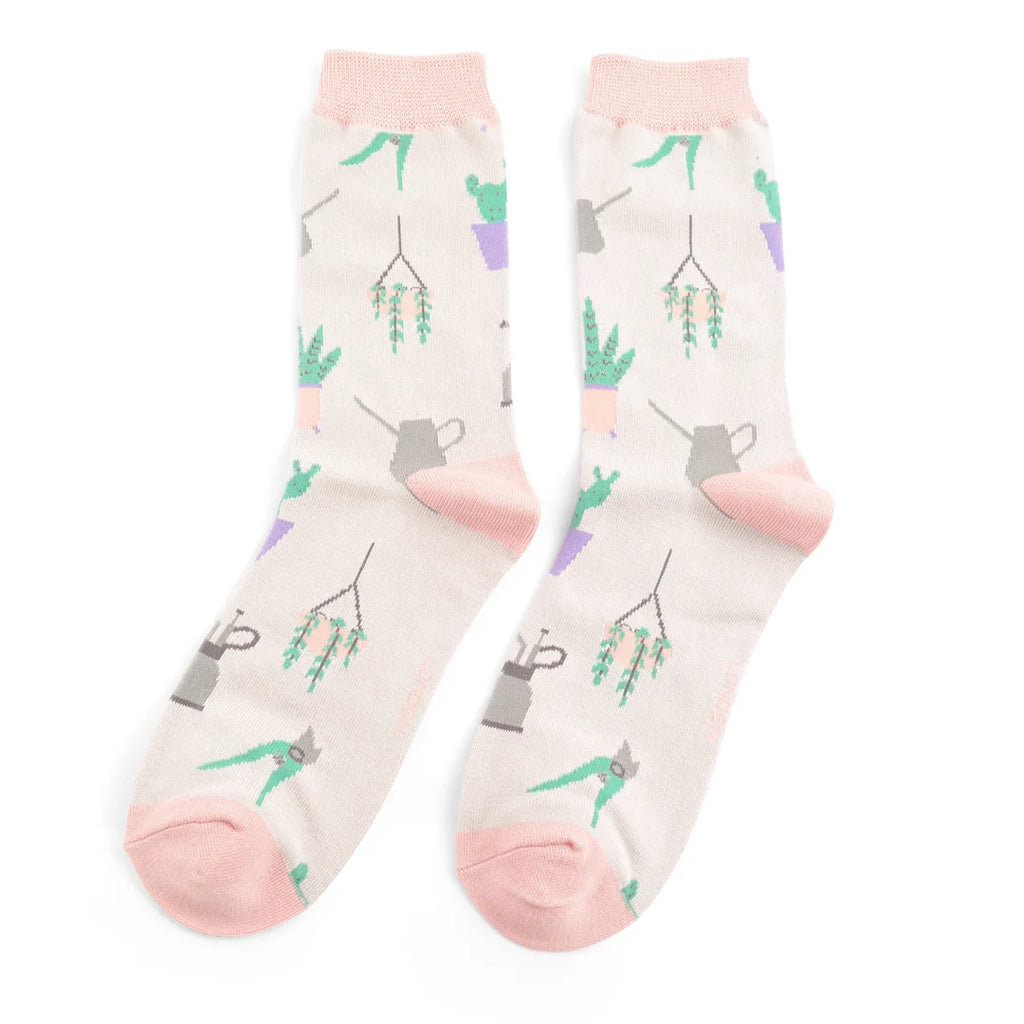 Miss Sparrow House Plants Socks