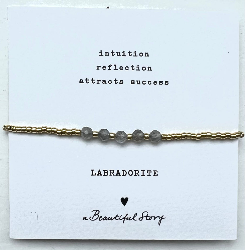 A Beautiful Story Essential Labradorite Braclet