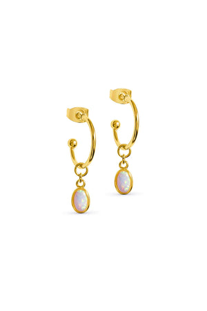 Formation Aura Opal Hoops