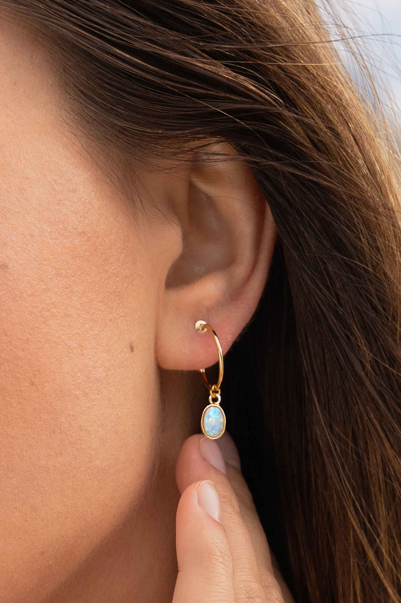 Formation Aura Opal Hoops