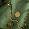 Orelia Medallion Mid Length Necklace