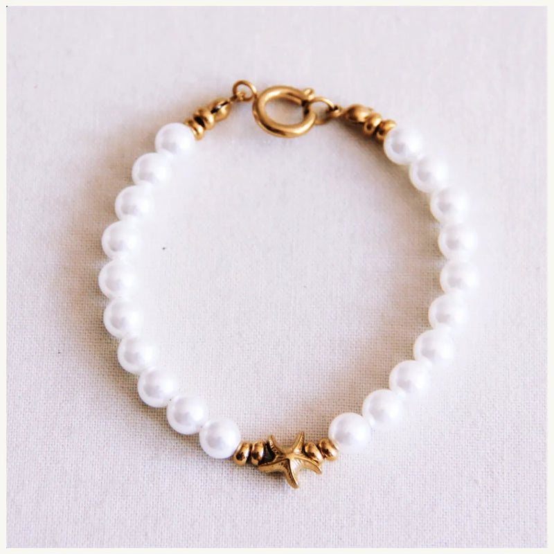 Pearl Starfish Bracelet