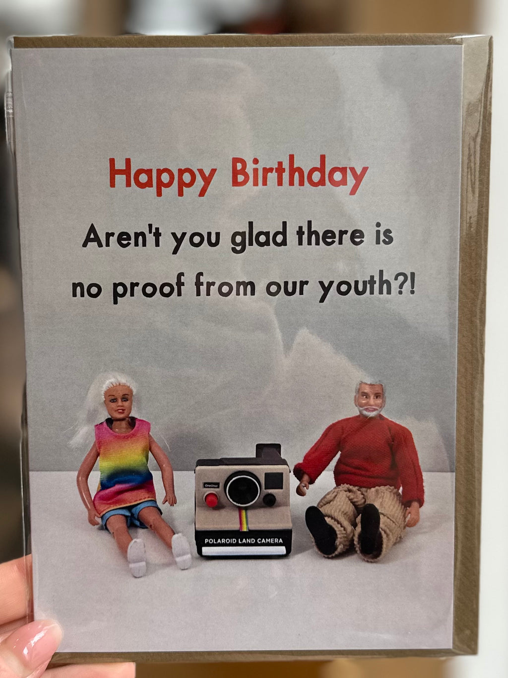 Bold & Bright 'No More Proof' Birthday Card
