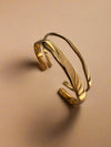 Sculpted Molten Cuff Duo