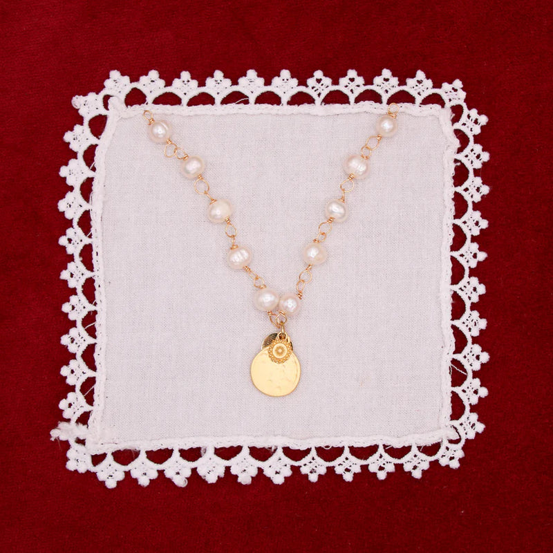 Mala Pearl Necklace