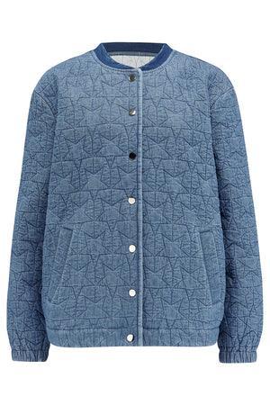 Sugarhill Brighton Kinga Denim Bomber Jacket