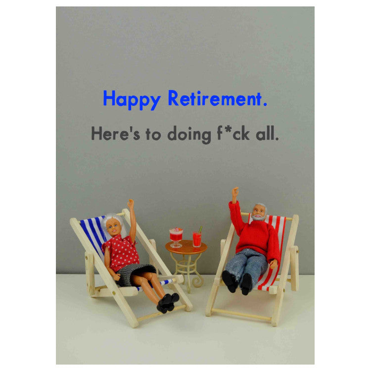 Bold & Bright Happy Retirement Card