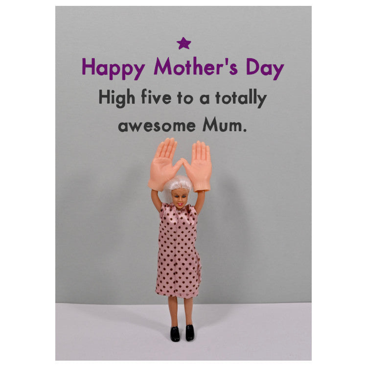 Bold & Bright High Five Mother's Day Card