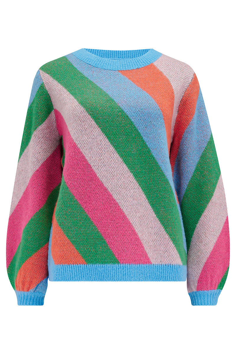 Sugarhill Brighton Diagonal Stripe Knit