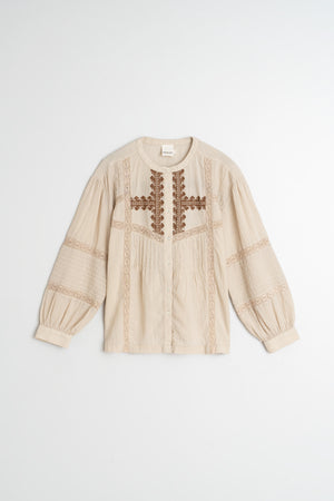 Indi & Cold Embroidered Blouse
