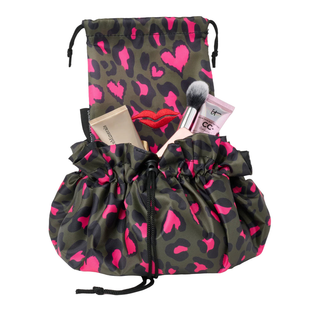 Open Flat Drawstring Makeup Bag