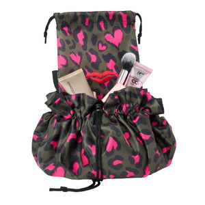 Open Flat Drawstring Makeup Bag