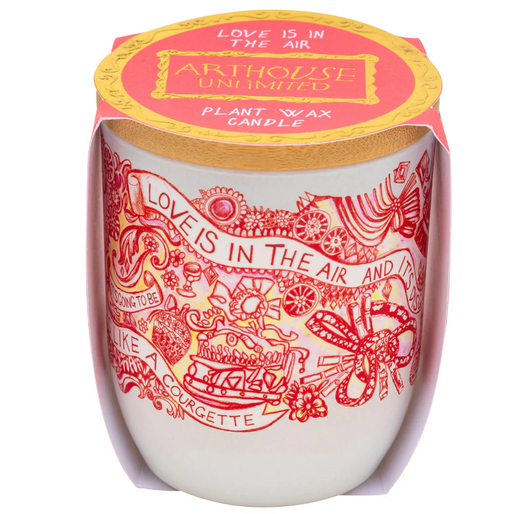 Arthouse Unlimited 'Love is in the Air' Plant Wax Candle