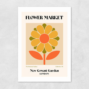 New Convent Garden Flower Market Print