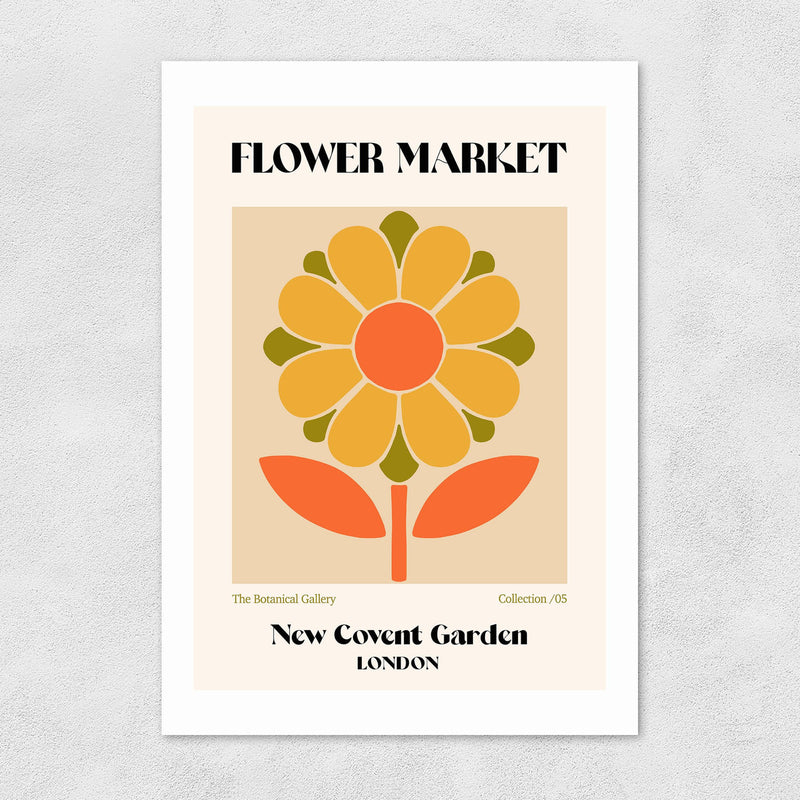 New Convent Garden Flower Market Print