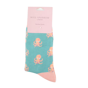 Miss Sparrow Bamboo Little Octopus Socks