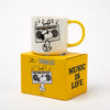Magpie Peanuts Music Mug