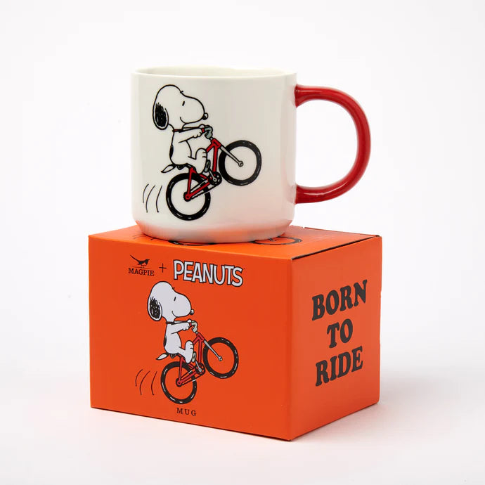 Peanuts Born To Ride Mug