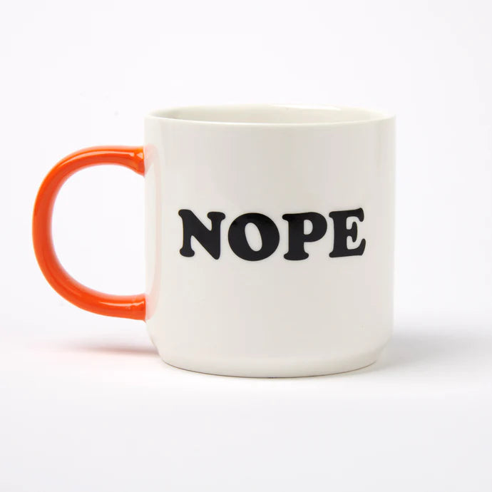 Magpie Peanuts Nope Mug