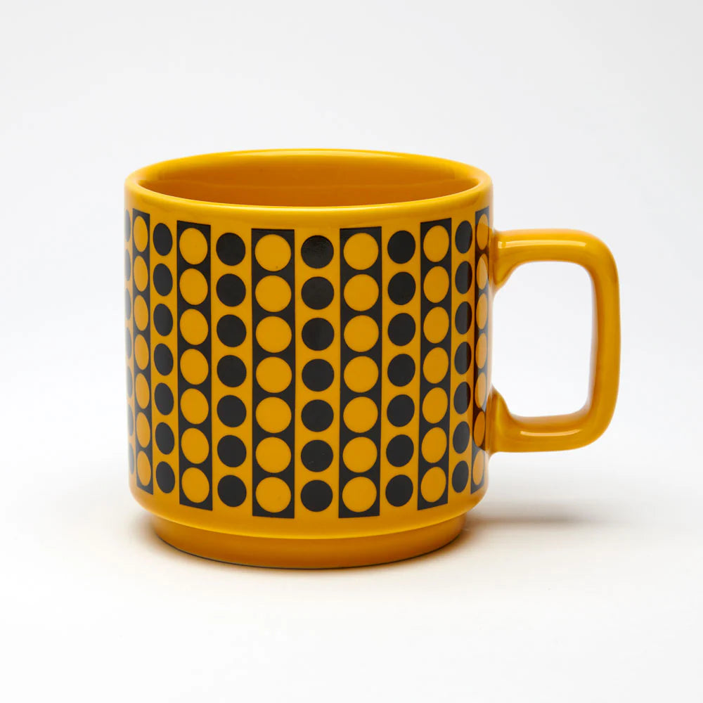 Magpie x Hornsea Yellow Circles Mug