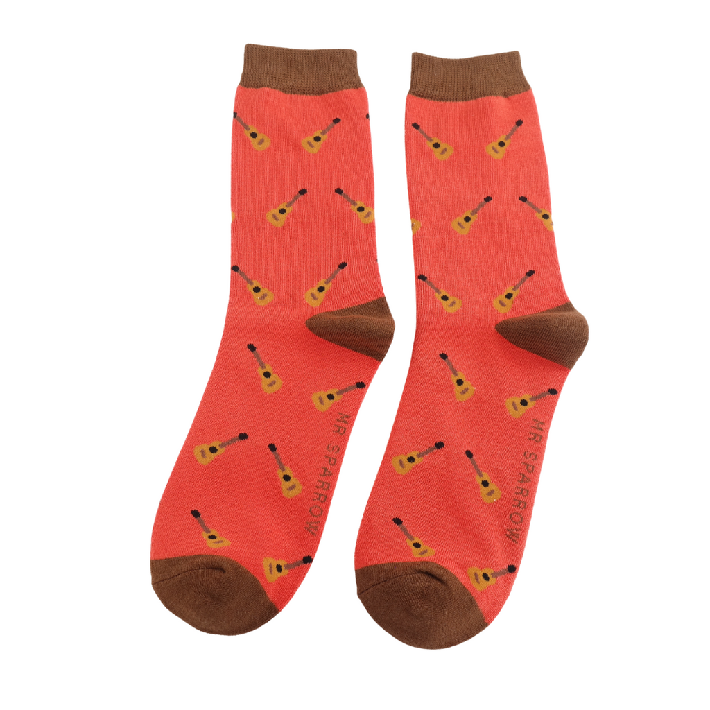 Miss Sparrow Bamboo Guitar Socks