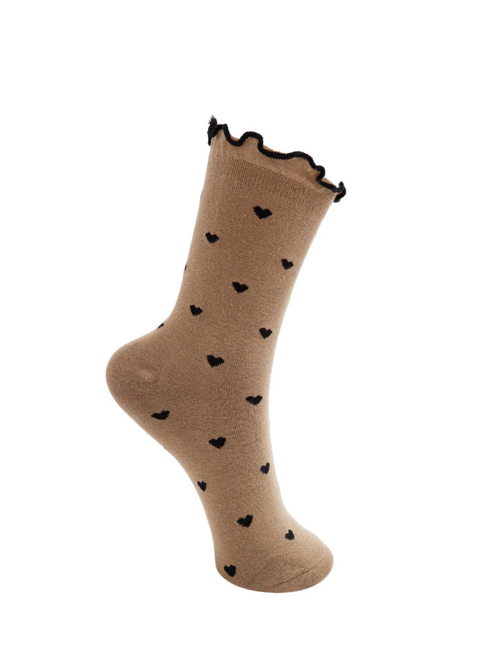 Black Colour Nerissa Socks