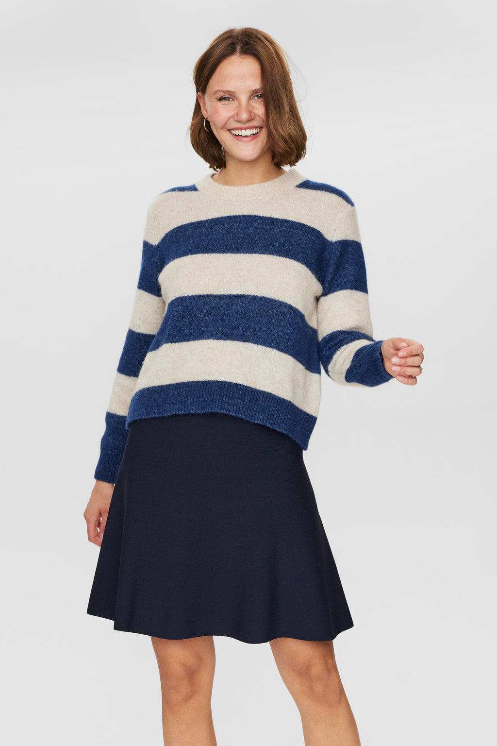 Numph Riette Big Stripe Knit