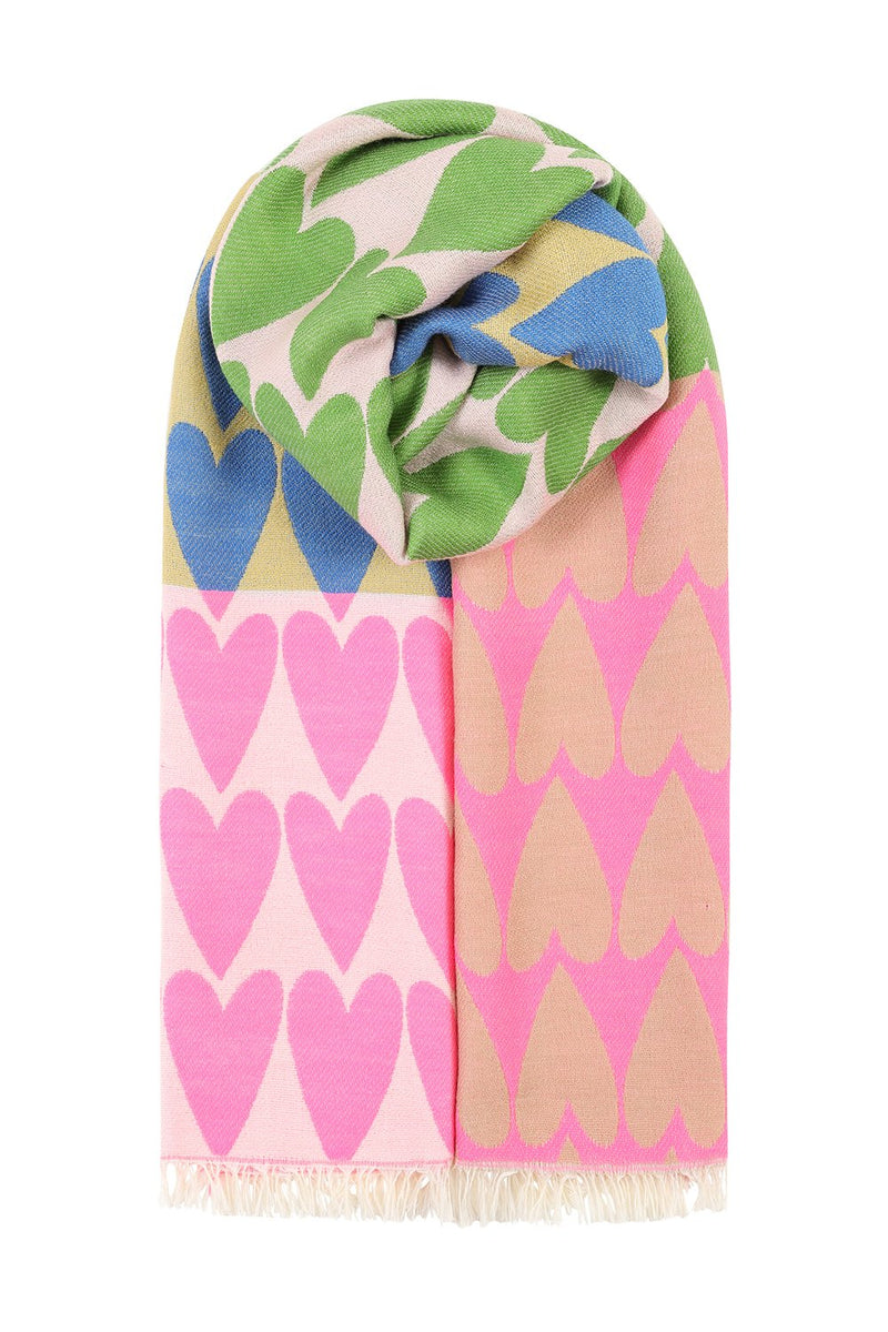 Ombre London Hearts Scarf