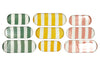 Oval Stripe Set of 3 Trays