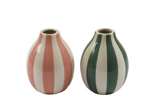 Cabana Stripe Tulip Vase