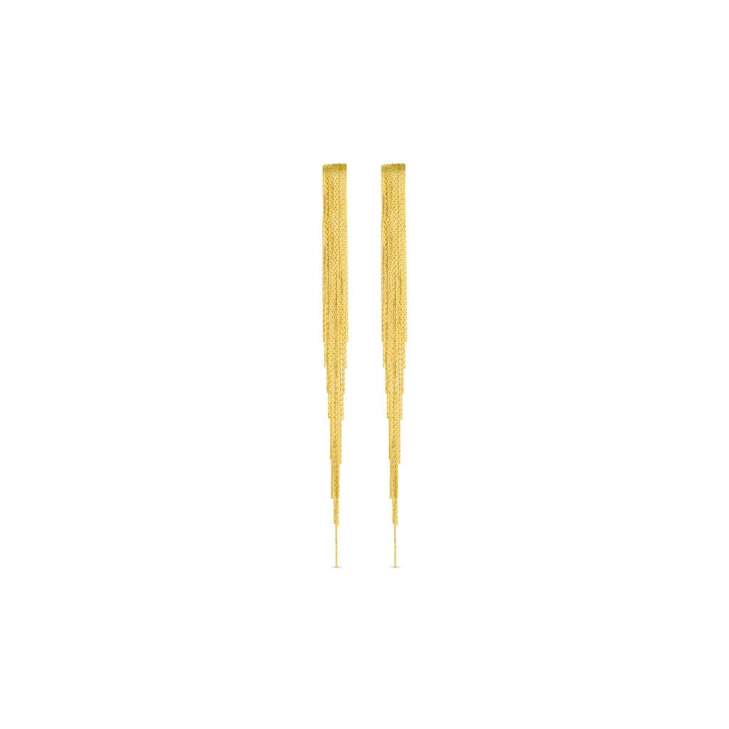 Orelia Statement Fringe Cascade Earrings