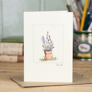 Papersheep Lavender Card