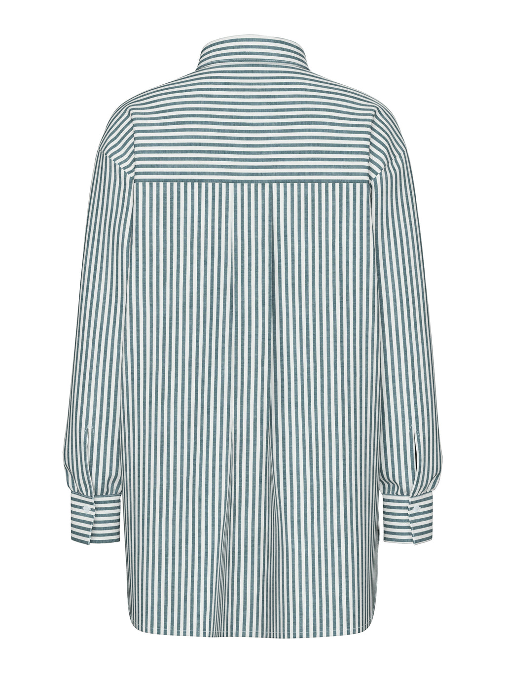 Pieces Melia Long Sleeve Oversized Striped Shirt