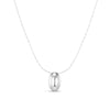 Orelia Polished Drop Necklace