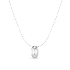 Orelia Polished Drop Necklace