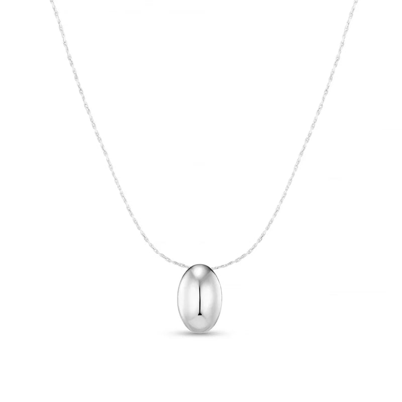 Orelia Polished Drop Necklace